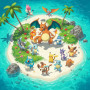 L'Île aux Pokémon : Un Paradis Tropical à Peindre Peinture par Numéro Pokémon