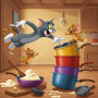 Tom et Jerry La Course-Poursuite en Cuisine Peinture par Numéro Enfants