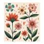 Mosaïque Florale Moderne Peinture Par Numéro Fleurs
