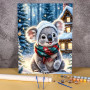 Le Noël Magique du Koala Peinture par Numéro Noël