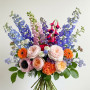 Bouquet de Fleurs Sauvages Colorées Peinture Par Numéro Fleurs