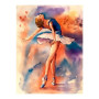 Ballerine Révérence Colorée Peinture par Numéro Femmes