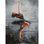 Ballerine Tutu Noir Élégante Peinture par Numéro Femmes