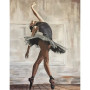 Ballerine Le Cygne Noir Peinture par Numéro Femmes
