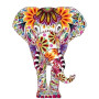 Éléphant Mandala Floral Peinture Par Numéro elephant