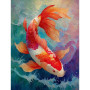 Carpe Koï Danse Vibrante Peintures par numéros  Poissons