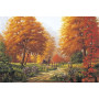Paysage d'Automne La Calèche Peinture par numero automne