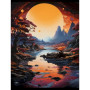Paysage Cosmique La Rivière Solaire Peinture par numero automne