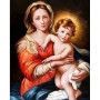 Vierge à l'Enfant Style Renaissance Peinture numero vierge marie