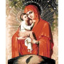 Vierge à l'Enfant Lumière Divine Peinture numero vierge marie