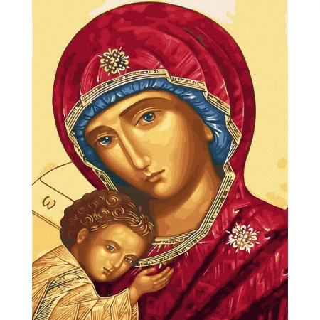 Icône de la Vierge Tendresse Éternelle Peinture numero vierge marie