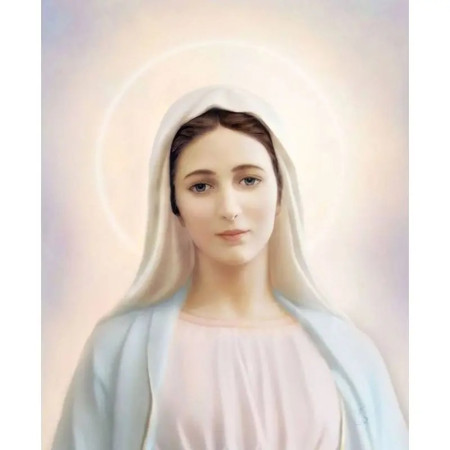 Sainte Vierge Marie Douceur Céleste Peinture numero vierge marie