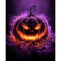 Citrouille Infernale d'Halloween Peinture par Numéro Halloween
