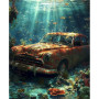 L'Épave Sous-Marine Peinture par Numéro Voiture & Véhicules