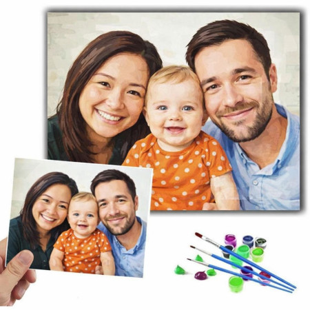 Personnalisé — votre photo en tableau Peinture par numéros personnalisée — transformez votre photo en tableau