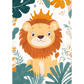 Petit Lion Roi - 15x20cm Mini peinture par numéro