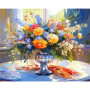 Bouquet Éclatant près de la Fenêtre Peinture Par Numéro Fleurs