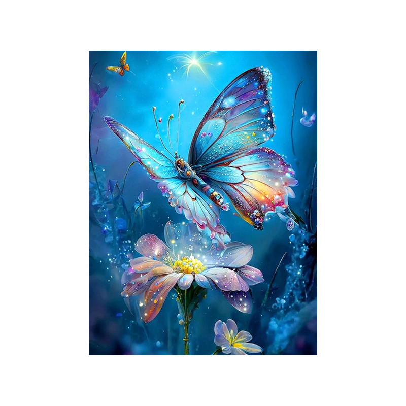 Resultat final du tableau Papillon Féerique