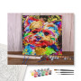 Contenu du kit - Yorkshire Multicolore : Style Pop Art Pétillant
