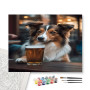 Contenu du kit - Collie au Bar : Moment de Détente