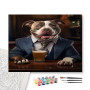 Contenu du kit - Pitbull en Costume au Bar