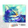 Contenu du kit - Chat Féerique Tableau Mystique