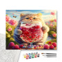 Contenu du kit - Gourmand Tableau Félin Fruité