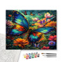 Contenu du kit - Papillon Tropical Tableau Exotique