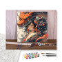 Contenu du kit - La Gardienne du Dragon de Feu : Style Anime Japonais