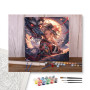 Contenu du kit - La Femme au Kimono et son Dragon Héroïque : Style Anime