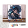 Contenu du kit - La Gardienne du Dragon Sombre : Style Anime Mystique
