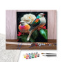 Contenu du kit - Oiseaux Flamboyants & Pivoine