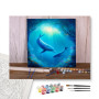 Contenu du kit - Dauphins Cosmos Mystique Toile Féerique