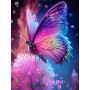 Papillon Irisé Peinture Par Numéro Papillons