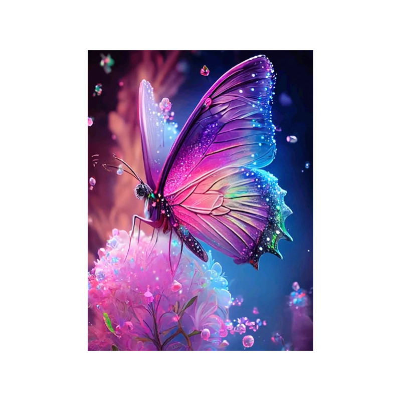 Resultat final du tableau Papillon Irisé
