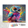 Contenu du kit - Hibou Pop Art Multicolore