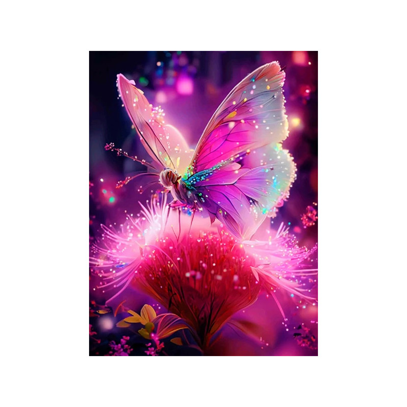 Resultat final du tableau Papillon Céleste