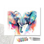 Contenu du kit - Cœur d'Éléphants Aquarelle