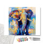 Contenu du kit - Éléphant Le Colosse Coloré