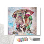 Contenu du kit - Éléphant Mosaïque Sacrée