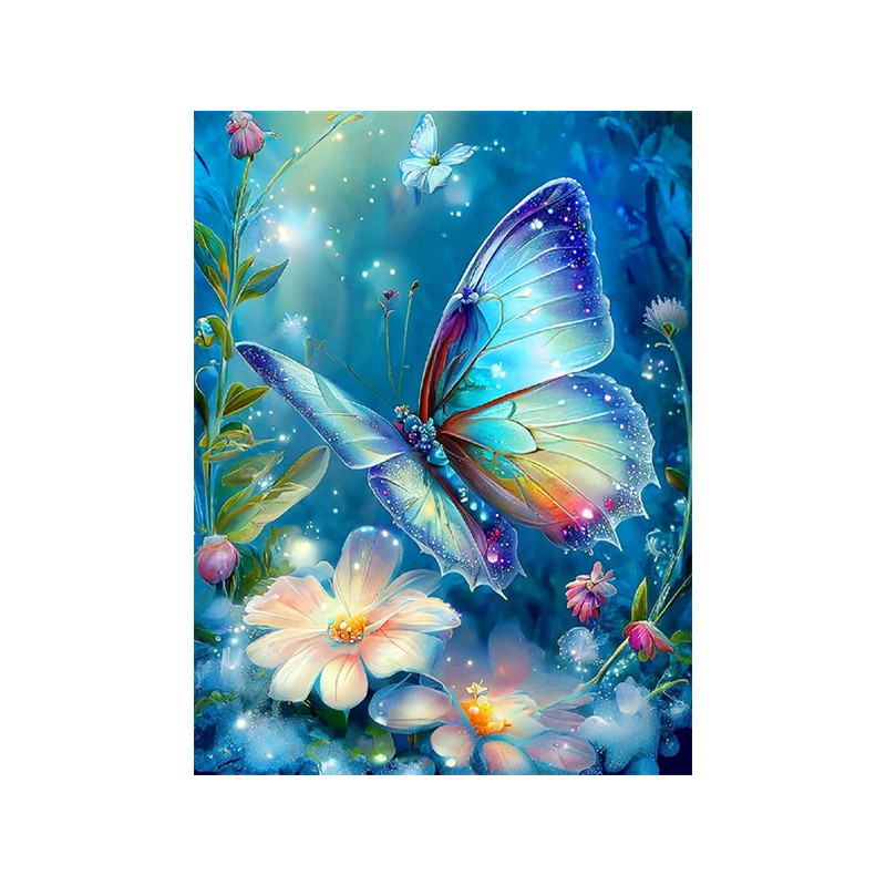 Resultat final du tableau Papillon Émeraude