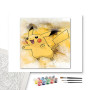Contenu du kit - Pikachu Aquarelle : L'Éclat Électrique