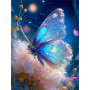 Papillon Azur Peinture Par Numéro Papillons