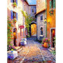 Ruelle Fleurie du Sud : Charme de Provence Peinture par Numéro Paysages