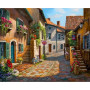 Ruelle Ensoleillée du Village Provençal Peinture par Numéro Paysages