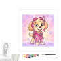 Contenu du kit peinture par numero Skye