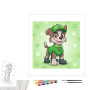 Contenu du kit peinture par numero Rocky