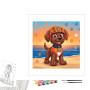 Contenu du kit peinture par numero Zuma