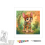 Contenu du kit peinture par numero Tracker
