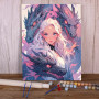 La Reine des Dragons aux Reflets Pastels Peinture Par Numéro Animaux